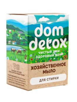 Мыло хозяйственное «Dom Detox» - Для стирки